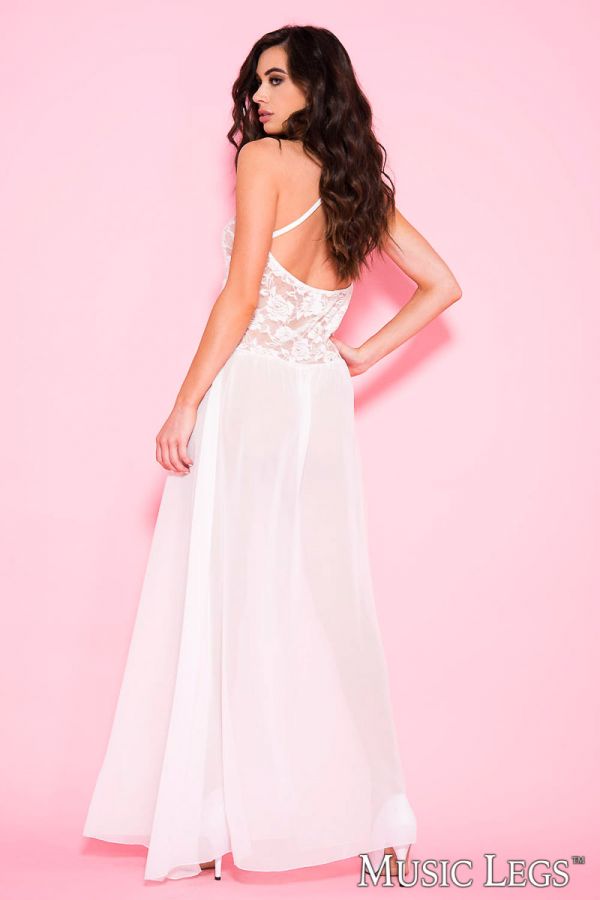 ML53018 - Rose Pattern Gown