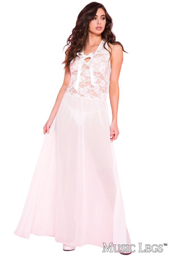 ML53018 - Rose Pattern Gown