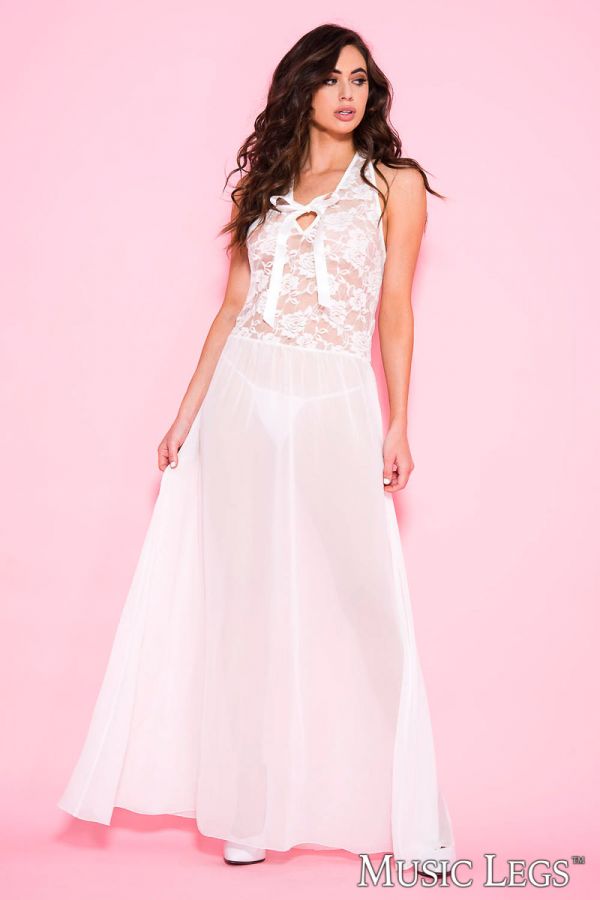 ML53018 - Rose Pattern Gown