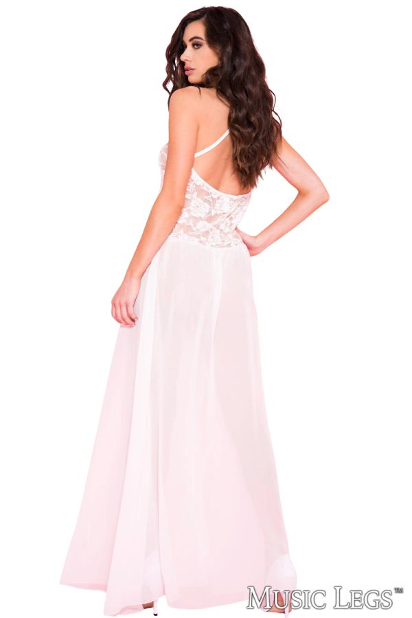 ML53018 - Rose Pattern Gown