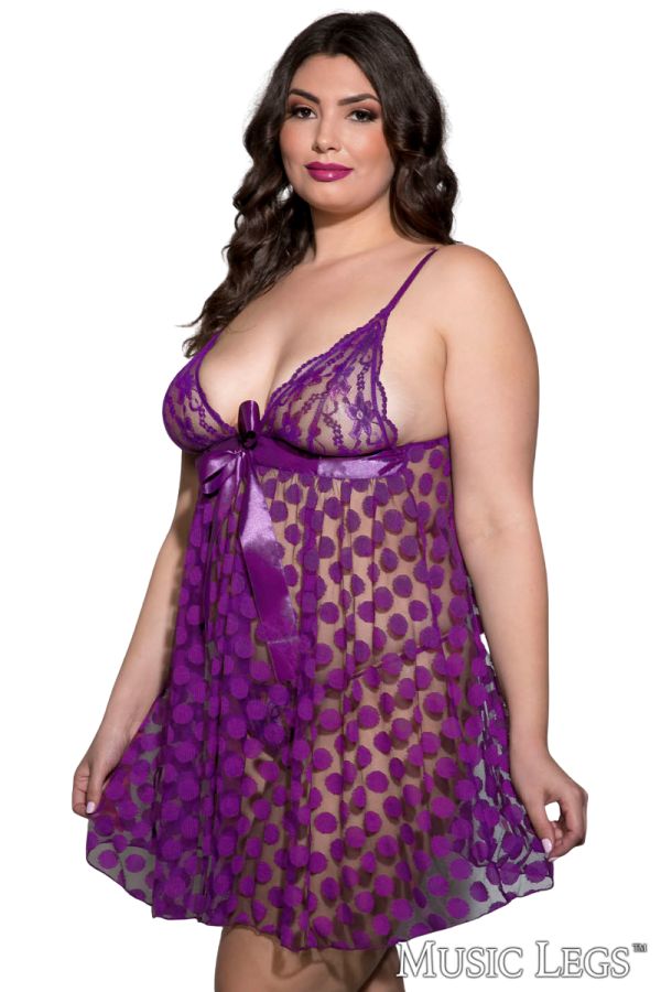 ML56125Q - Dot Babydoll