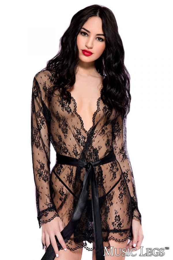 ML60072 - Lace Robe