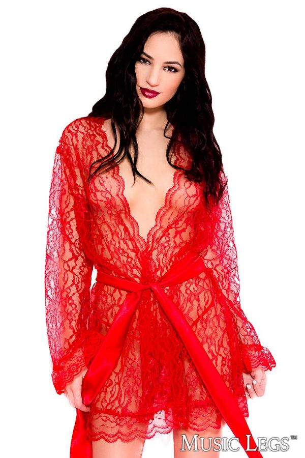 ML60082 - Lace Robe