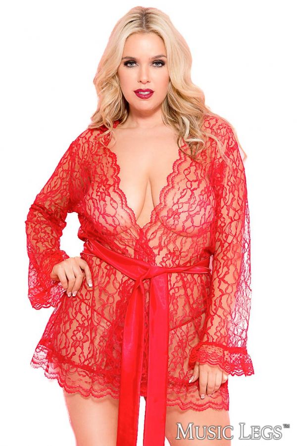 ML60082 - Lace Robe