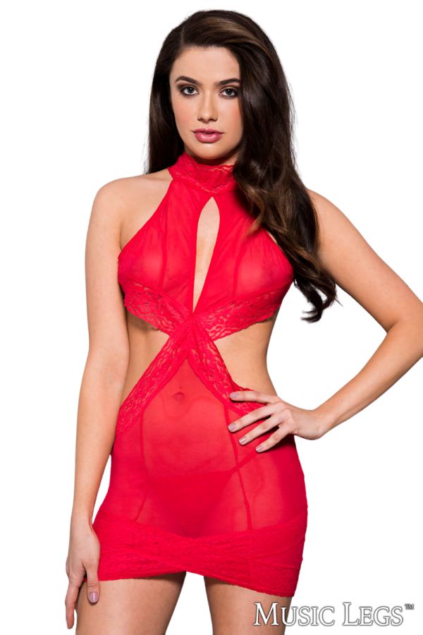 ML60094 - High Neck Chemise