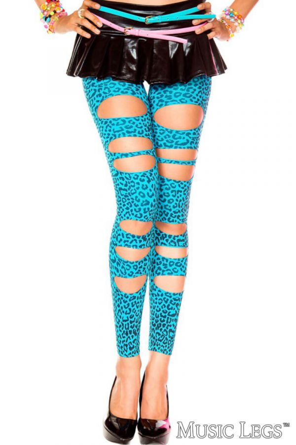 ML35128 - Leopard Hole Leggings