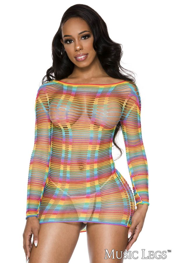 ML6551 - Striped Rainbow Chemise