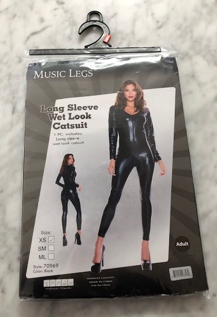 ML70969 - Wet Look Catsuit