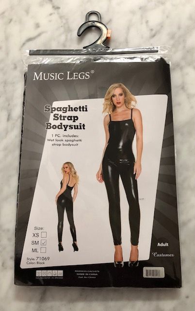 ML71069 - Wet Look Bodysuit