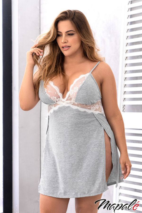 MA7313 - Slit Sides Sleep Chemise