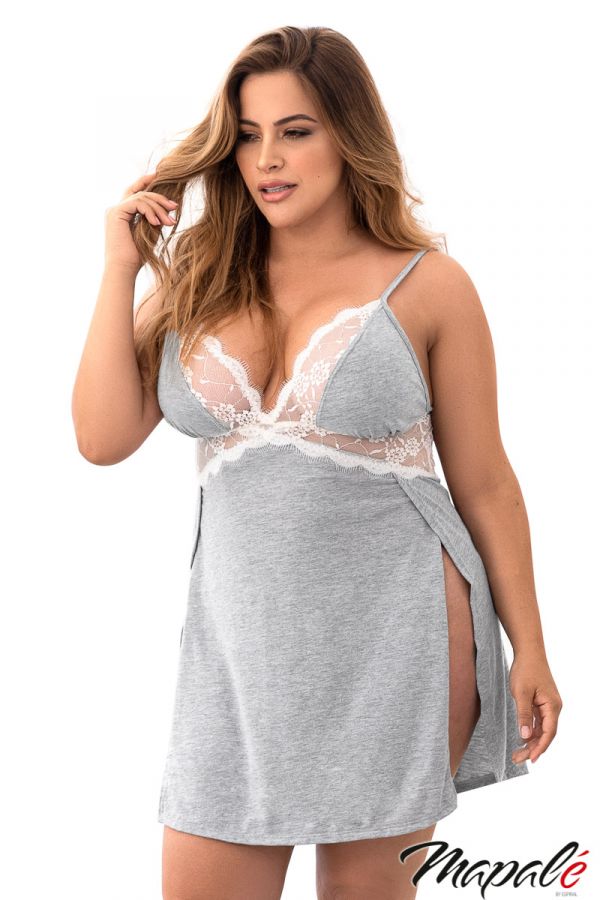 MA7313X - Slit Sides Sleep Chemise