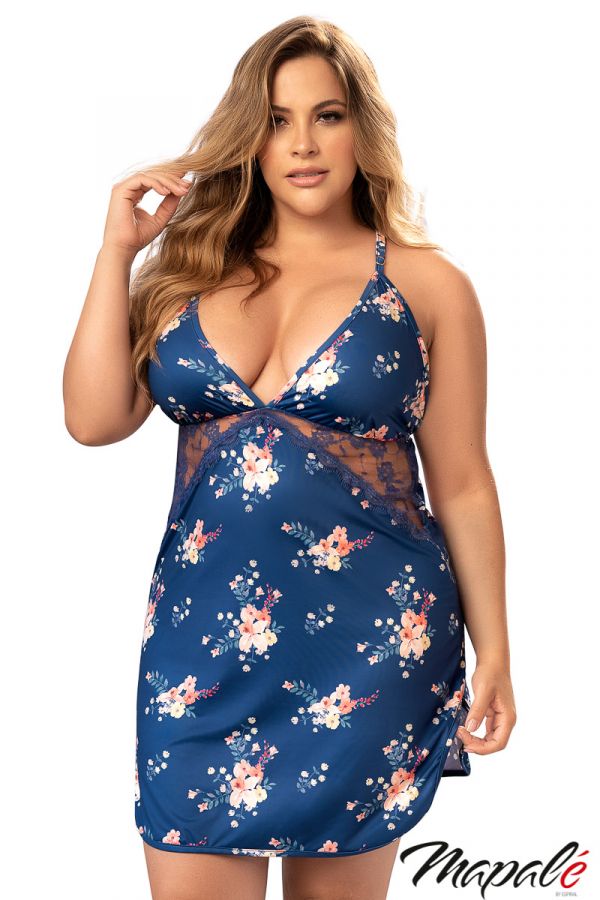 MA7398X - Floral Chemise