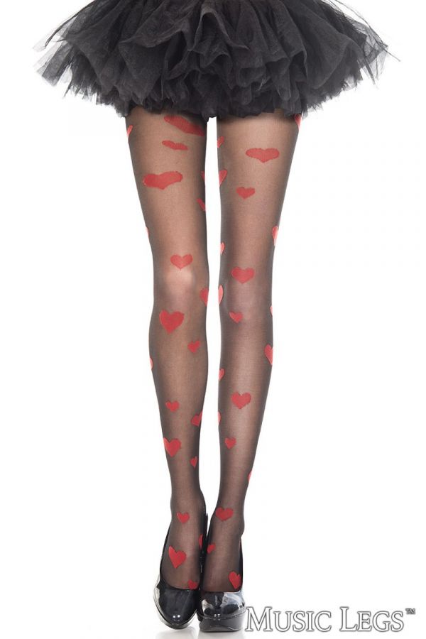 ML7399 - HEART PANTYHOSE