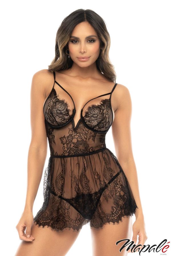 MA7550 - Fringe Lace Babydoll