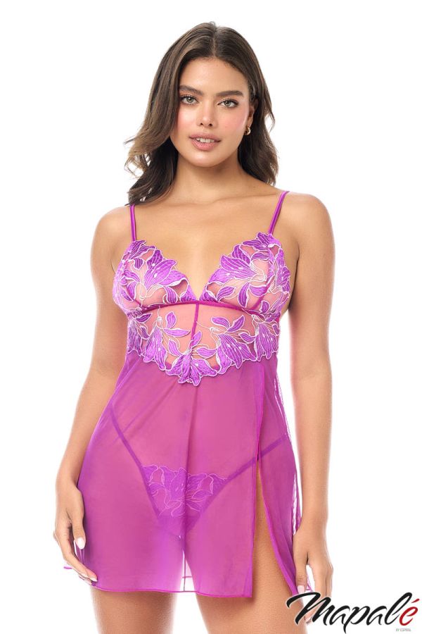 MA7614 - Embroidered Babydoll