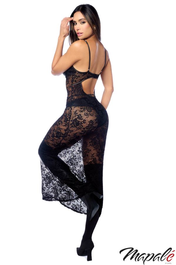 MA7616 - 2PC Lace Gown