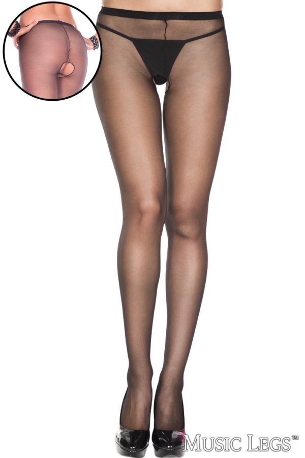 ML800 - Sheer Open Pantyhose