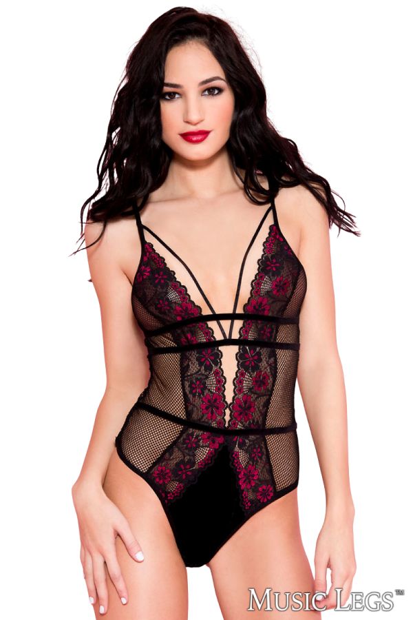 ML80022 - Velvet Floral Teddy