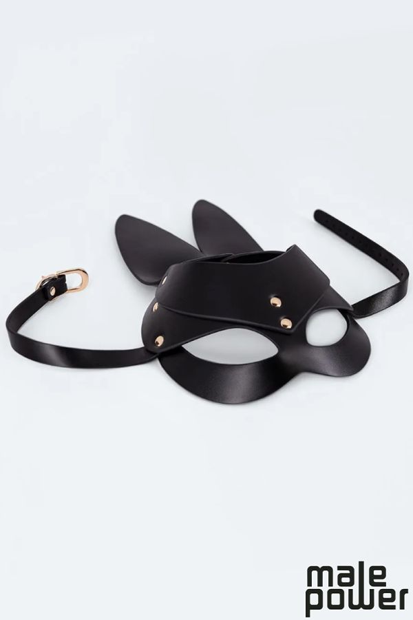 MP805-466 - 	PU Leather Bunny Mask