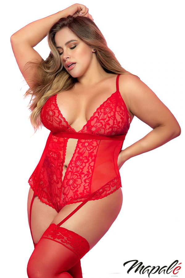 MA8568 - Heart Garter Teddy