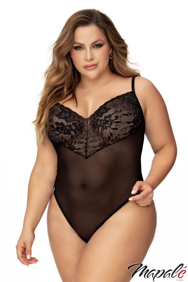 MA8795 - Sheer Lace Teddy