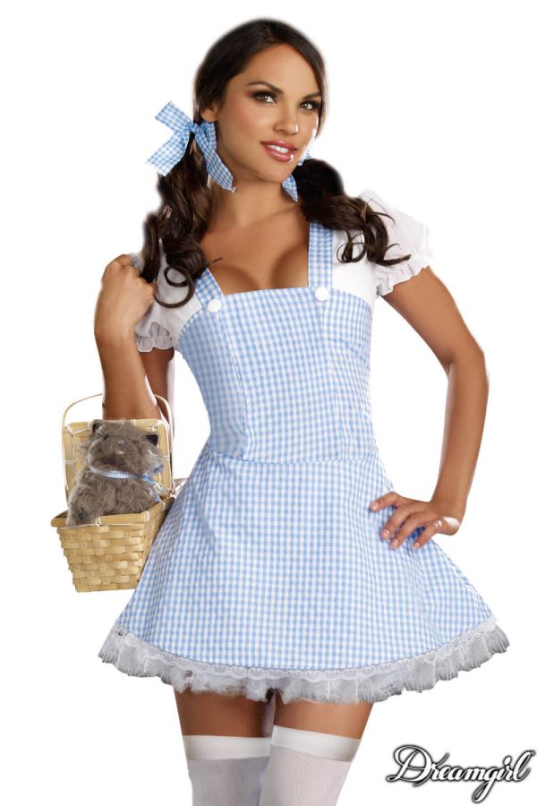 DG8909 - Blue Gingham Dress