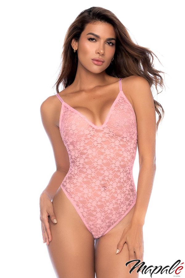 MA8916 - Floral Lace Teddy