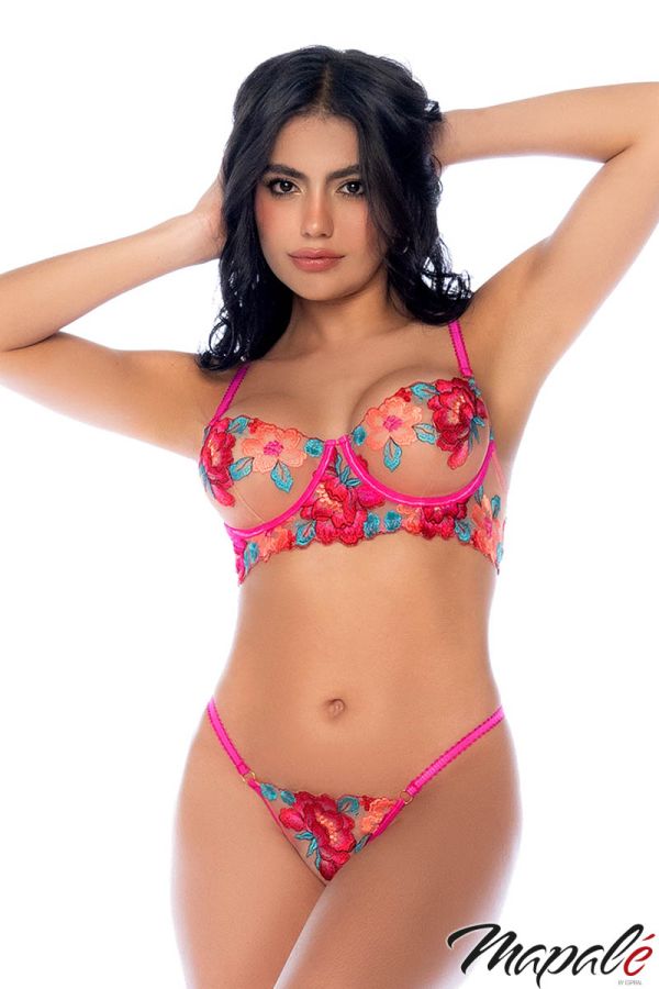 MA8927 - Sheer Lace 2PC