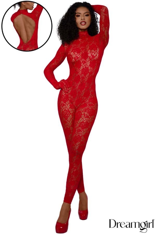 DG0516-W - Full Lace Catsuit