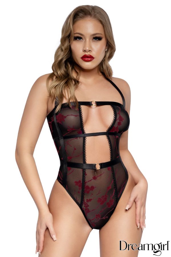 DG14115 - Red Cherry Blossom Teddy