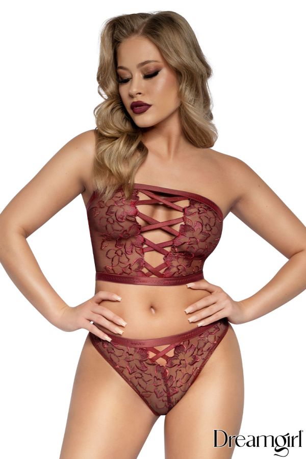 DG14121 - Floral Lace 2PC