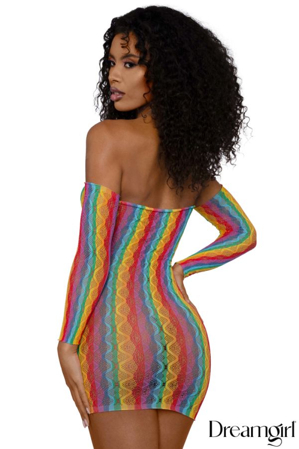 DG14313 - Tube Dress & Gloves