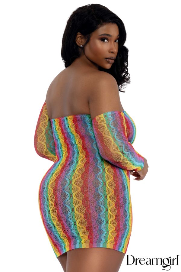 DG14313 - Tube Dress & Gloves