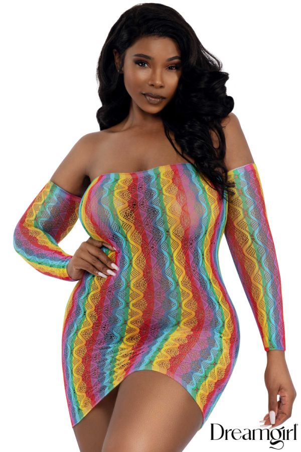 DG14313 - Tube Dress & Gloves