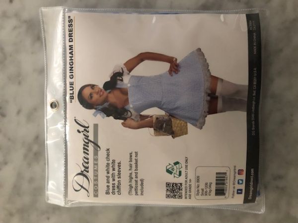 DG8909 - Blue Gingham Dress