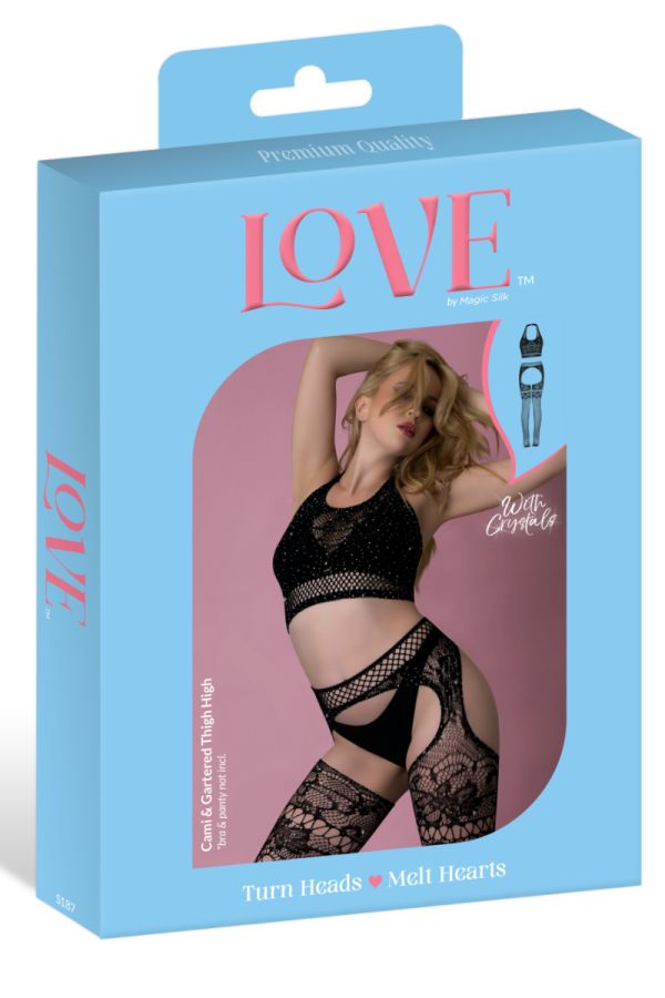 EXS187 - Rhinestone Bodystocking