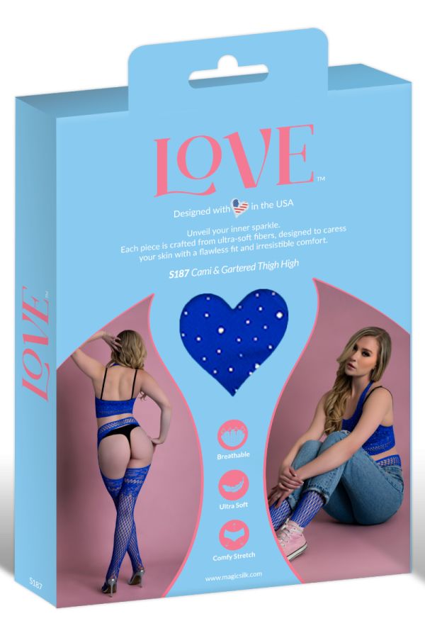 EXS187 - Rhinestone Bodystocking