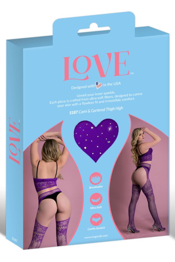 EXS187 - Rhinestone Bodystocking