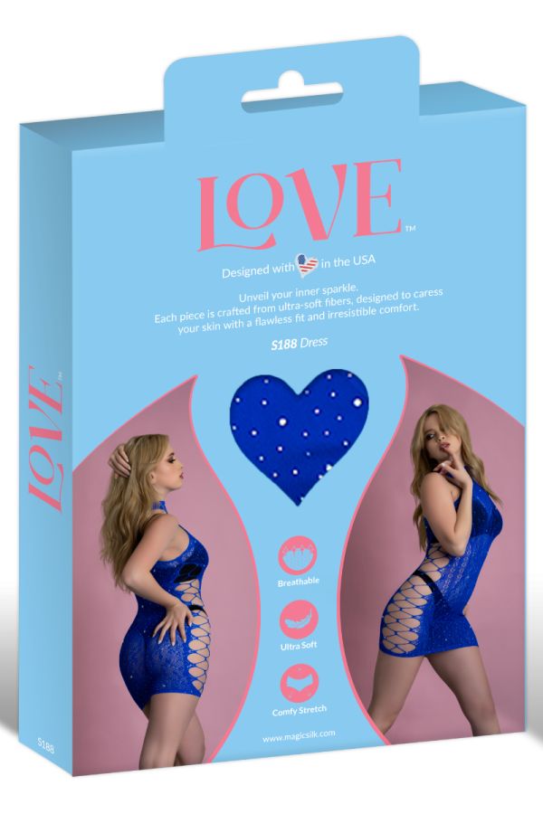 EXS188 - Rhinestone Dress