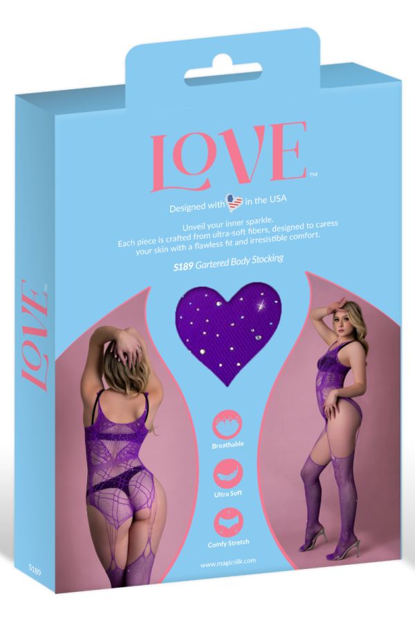 EXS189 - Rhinestone Bodystocking