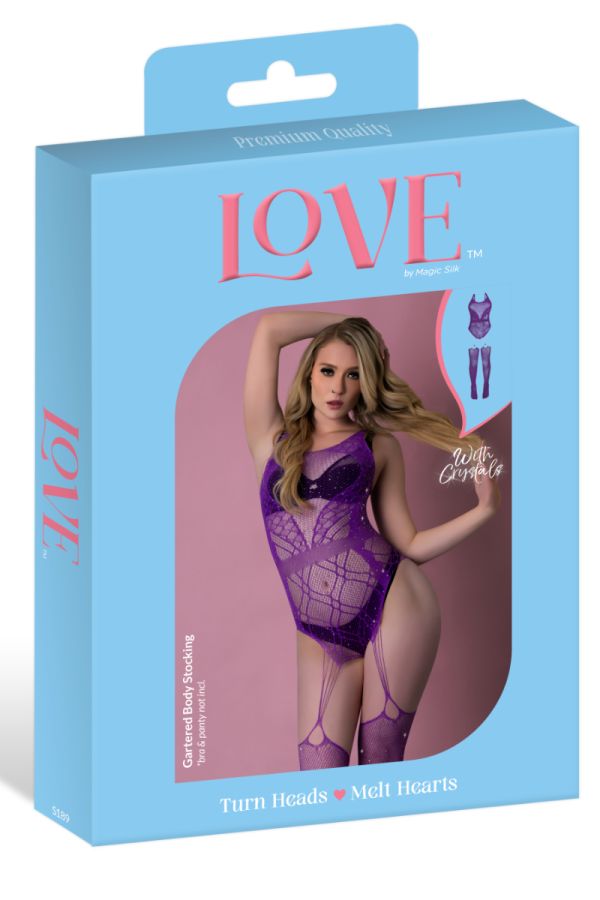 EXS189 - Rhinestone Bodystocking