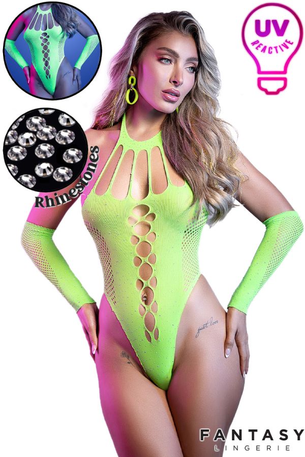 FAGL2551 – UV & Rhinestone Teddy & Gloves