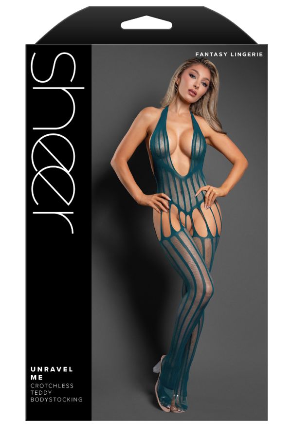 FASF1017 - Striped Bodystocking