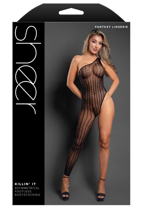 FASF1019X - Asymmetric Bodystocking