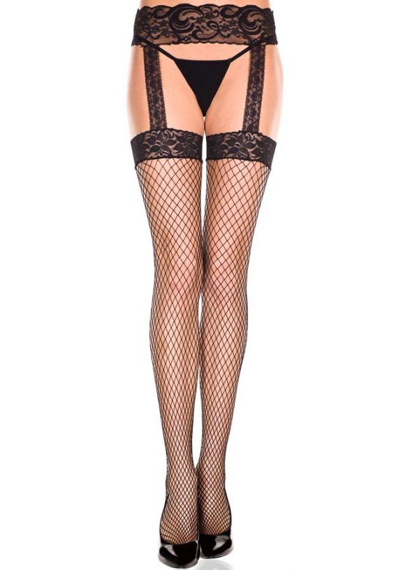 ML7996 - NET SUSPENDER PANTYHOSE