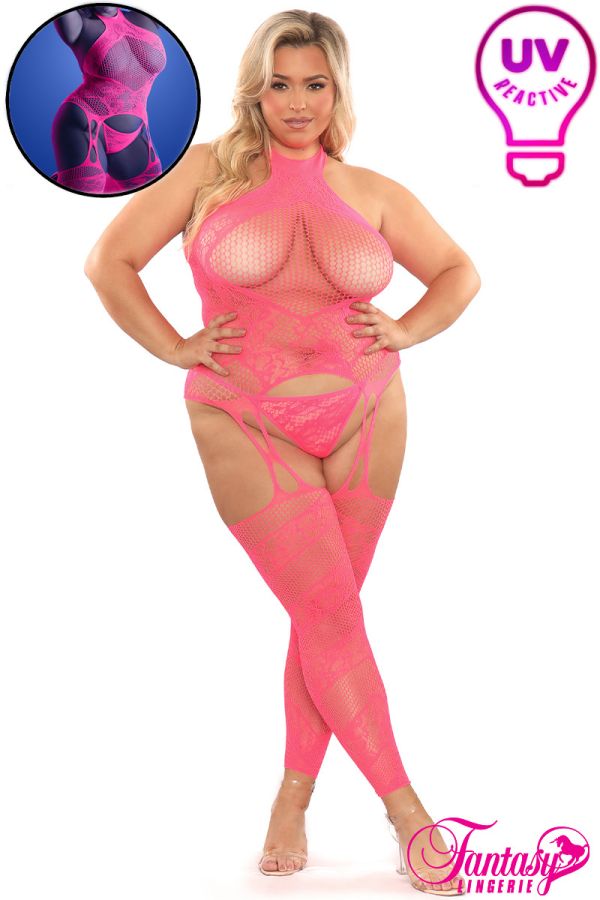 FAGL2127 - UV Suspender Bodystocking