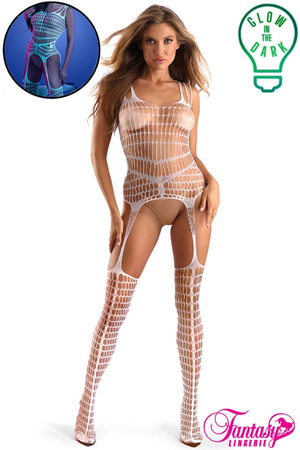 FAGL2135 - UV Big Net Bodystocking