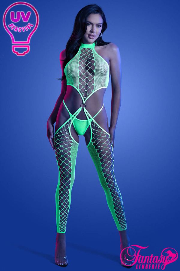 FAGL2138 - UV Big Net Bodystocking