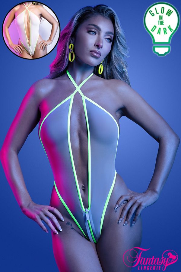FAGL2545 – Glow Zipper Teddy