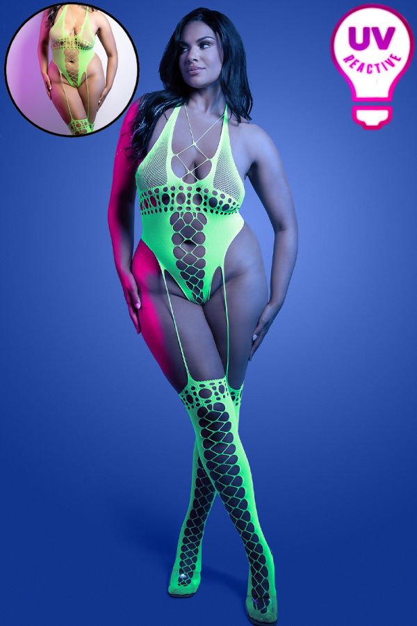 FAGL2552 – UV Reactive Bodystocking